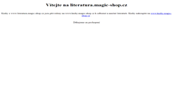 Desktop Screenshot of literatura.magic-shop.cz