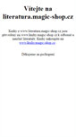 Mobile Screenshot of literatura.magic-shop.cz