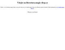 Tablet Screenshot of literatura.magic-shop.cz